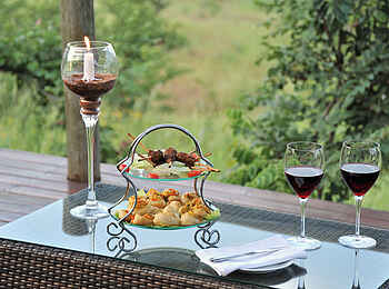 The Elephant Camp: Dinner for 2