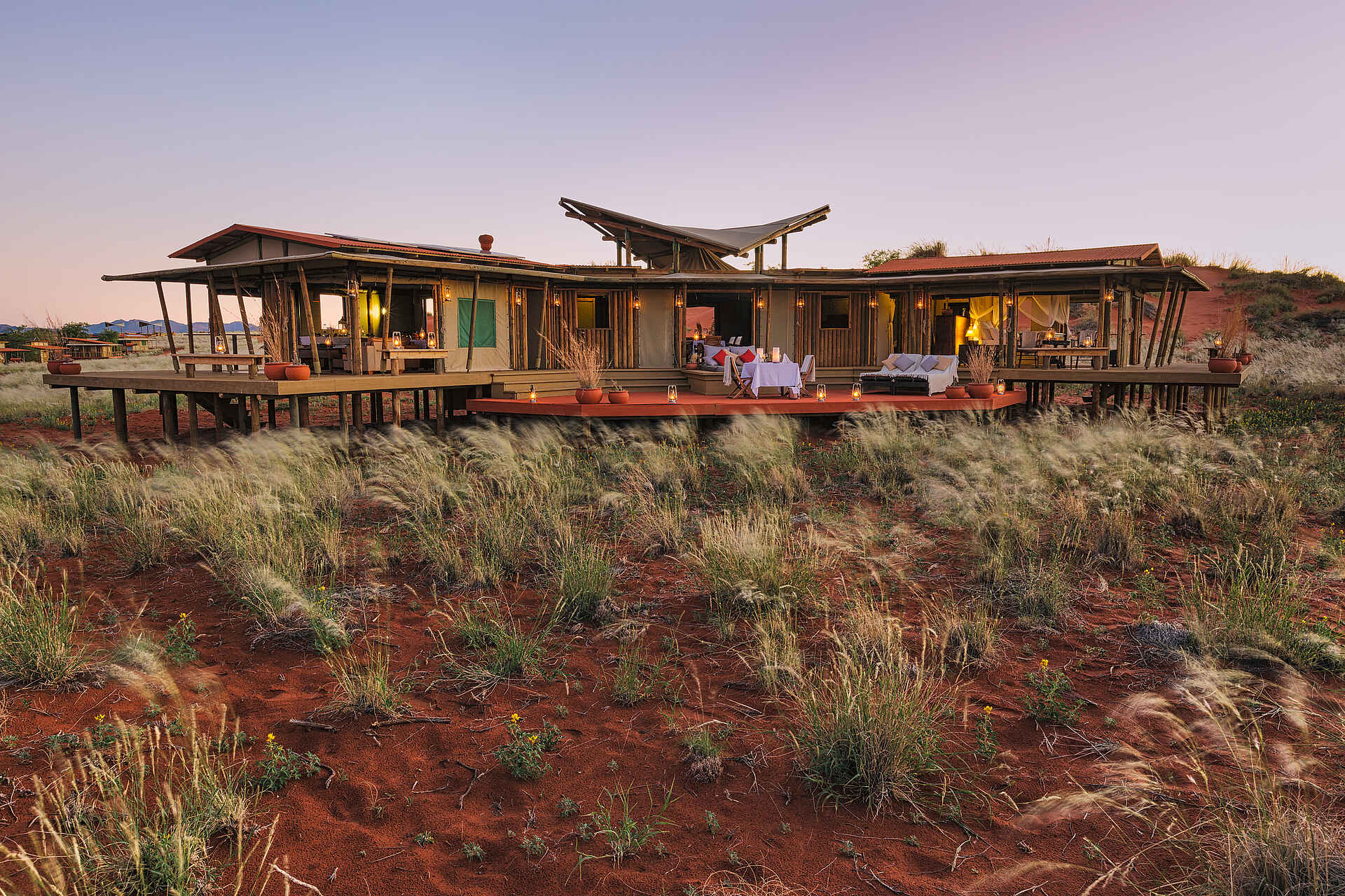 Wolwedans Mountain View Suite: Abendstimmung