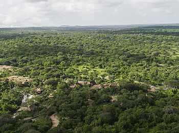 Legendary Mwiba Lodge: Blick über das Mwiba Wildlife Reserve Legendary Mwiba Lodge: Blick über das Mwiba Wildlife Reserve