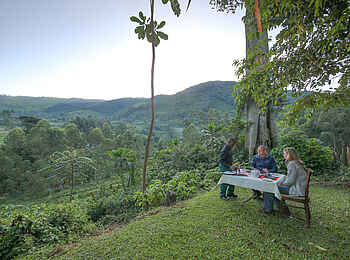 Mahogany Springs Safari Lodge: Dinner im Freien