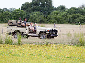 Nkonzi Bush Camp: Pause an einer Lagune Nkonzi Bush Camp: Pause an einer Lagune