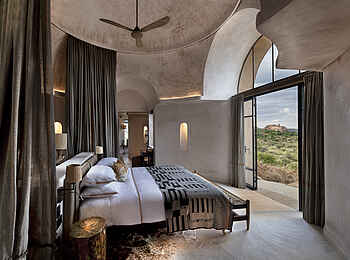 andBeyond Suyian Lodge: Das Schlafzimmer einer Suite andBeyond Suyian Lodge: Das Schlafzimmer einer Suite