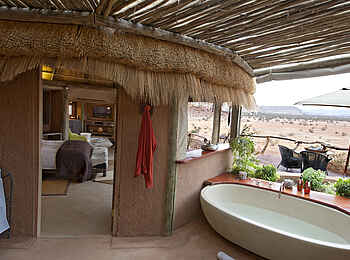 Camp Kipwe: Wanne mit Blick