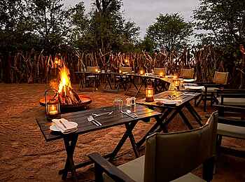 Simbavati Waterside Lodge: Die Boma