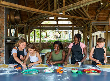 Thornybush Game Lodge: Kochklasse für Kinder Thornybush Game Lodge: Kochklasse für Kinder