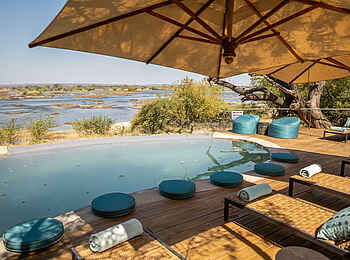 Toka Leya Camp: Der Pool Toka Leya Camp: Der Pool