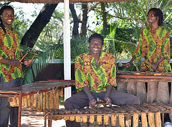Victoria Falls Hotel: Marimba-Band