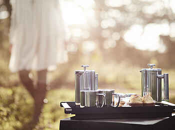 Sanctuary Ngorongoro Crater Camp: Kaffeezeit