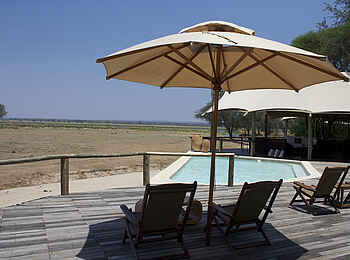 Anabezi Luxury Tented Camp: Blick vom Außendeck