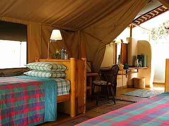 Kitich Camp: Gästezelt mit Twinbetten Kitich Camp: Gästezelt mit Twinbetten