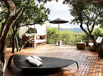 Molori Safari Lodge: Die Terrasse der Ngwedi Premier Suite