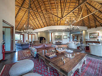 Tintswalo Safari Lodge: Der Zentralbereich
