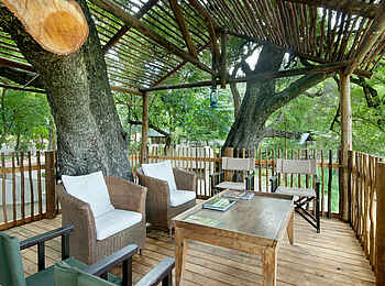 Notten's Bush Camp: Kleine Veranda Notten's Bush Camp: Kleine Veranda