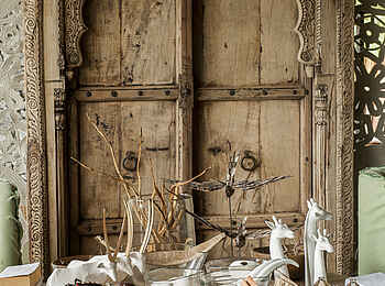 &Beyond Ngala Tented Camp: Details der Lounge