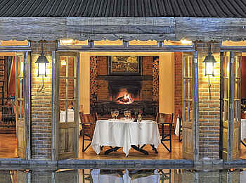 Arusha Coffee Lodge: Blick in den Speisesaal