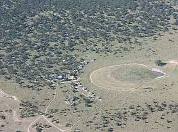 Camp Hwange: Das Camp aus der Luft