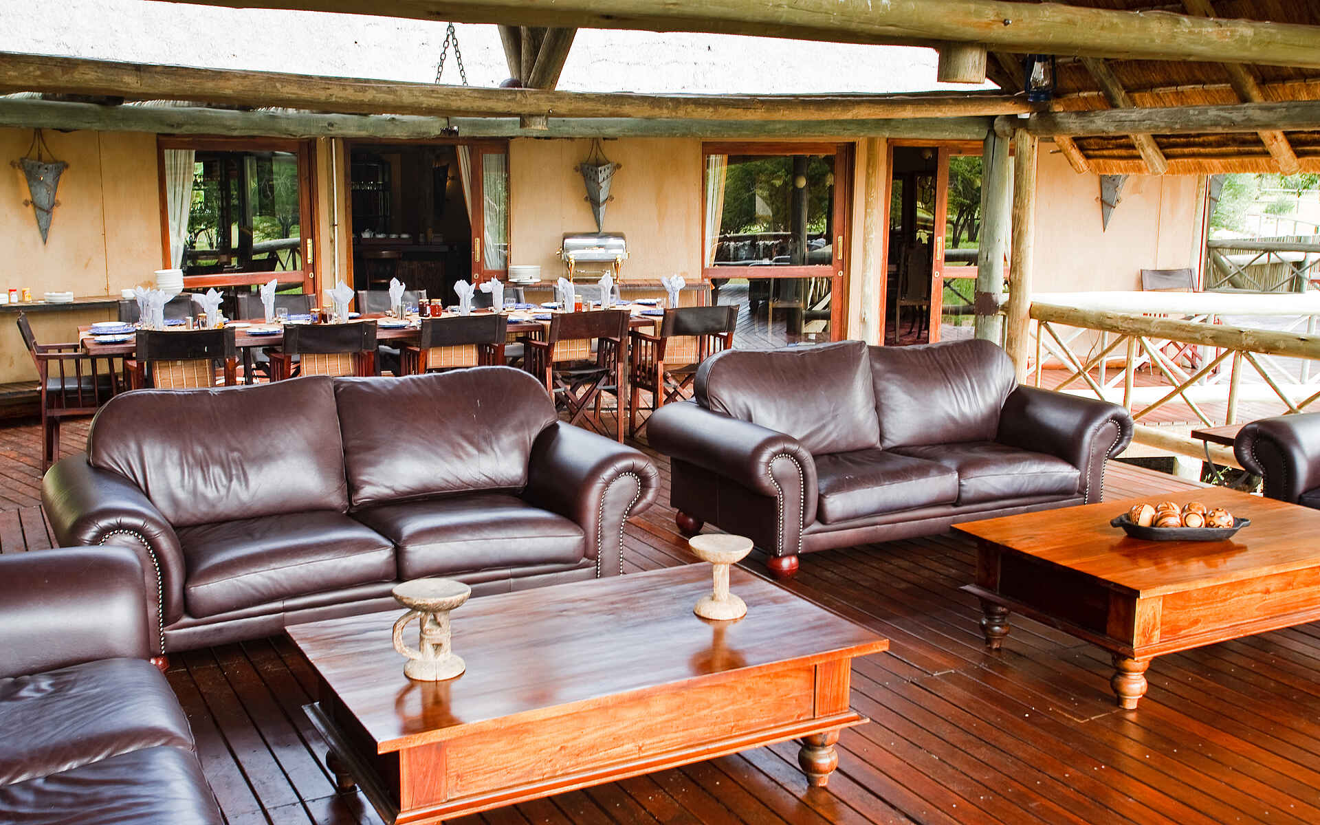 Deception Valley Lodge, hauptgebäude, Lounge, main area