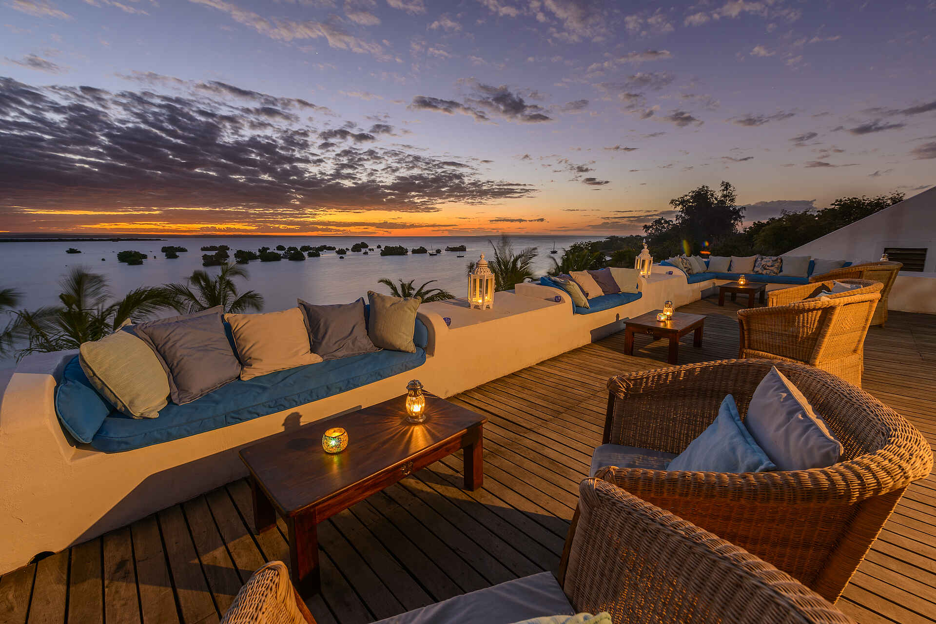 ibo island lodge, ilha do ibo, meerblick, mosambik, nacht, sky bar, afrikarma, afrikarma safaris, afrikarma safaris - wildnis. hautnah., afrikarma.de