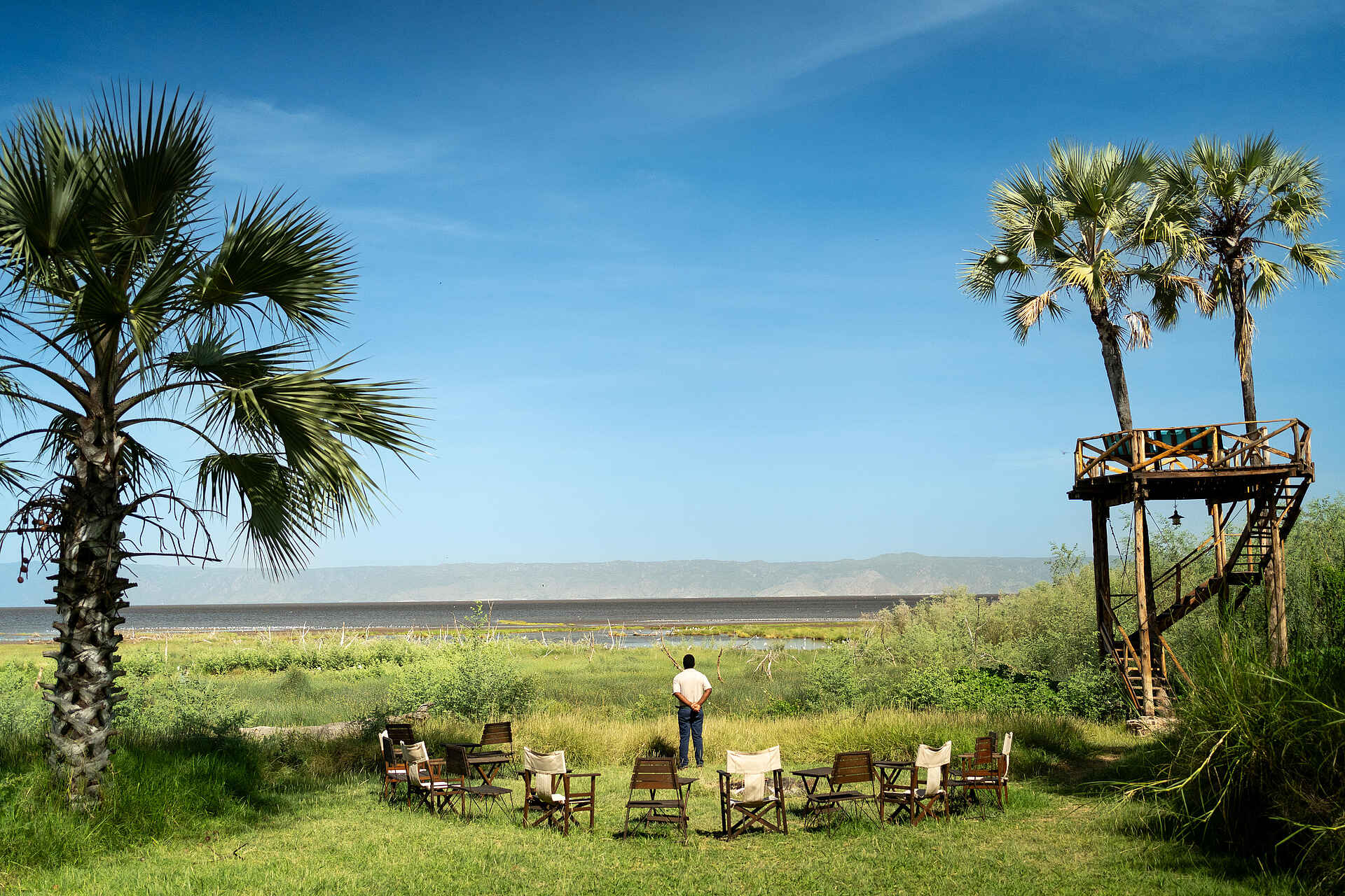 Kisima Ngeda Camp: Boma am See