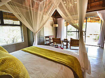 Mohlabetsi Safari Lodge: Blick aus der Suite Mohlabetsi Safari Lodge: Blick aus der Suite