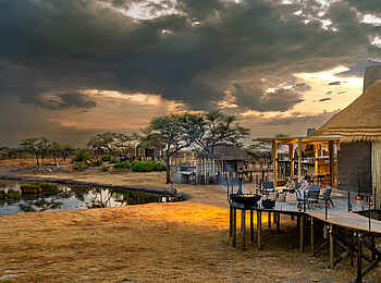 Onguma Camp Kala: Abendstimmung