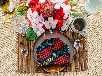 Sentema Farm Lodge: Liebevoll gedeckter Tisch Sentema Farm Lodge: Liebevoll gedeckter Tisch