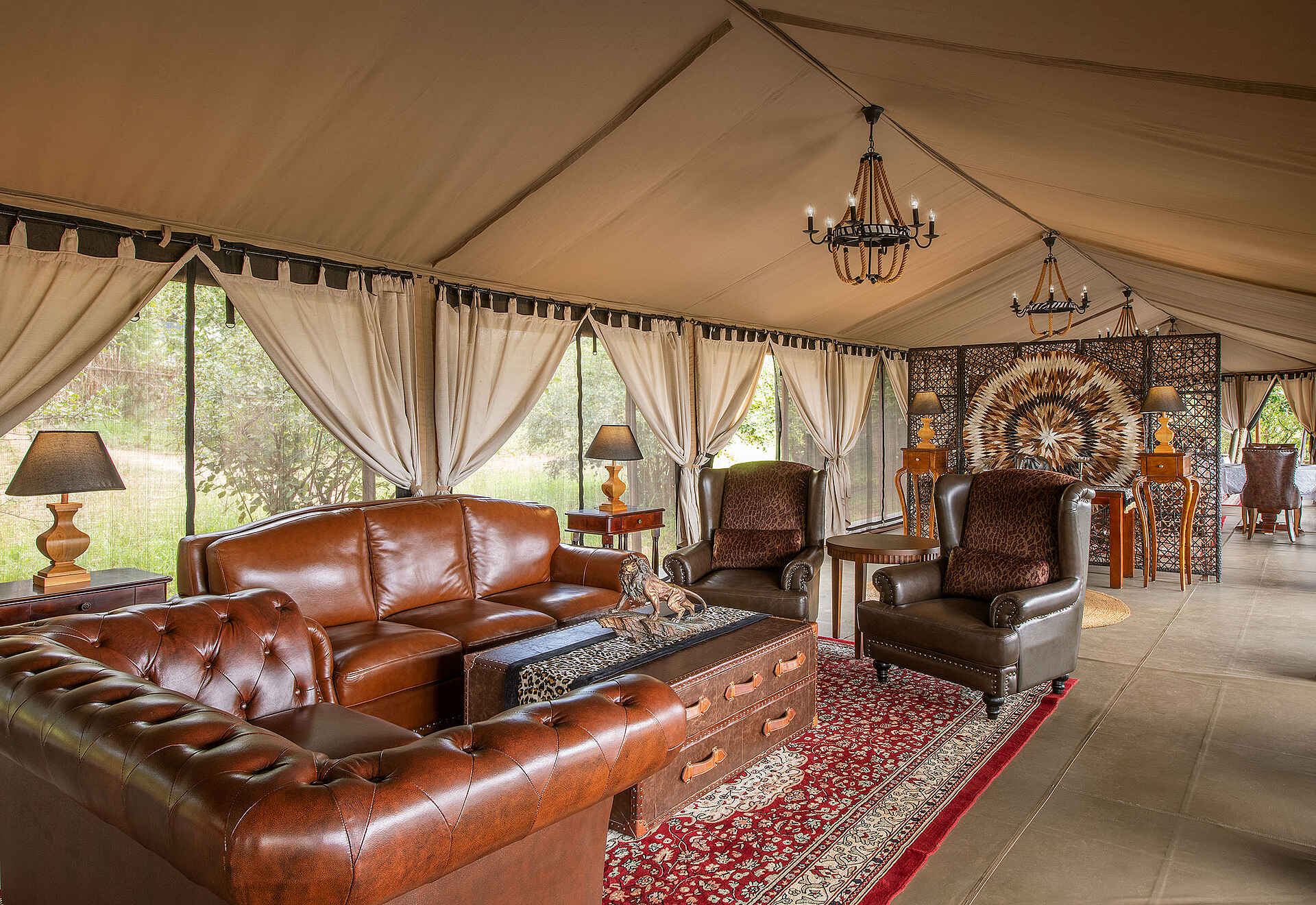 Tarangire Kuro Treetops Lodge: Lounge