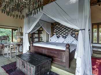 Tongabezi Lodge: Das Hauptschlafzimmer des Tangala House