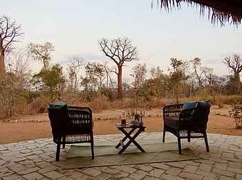Namoroka Tsingy Camp: private Terrasse mit Aussicht