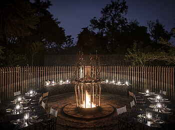 Xigera Safari Lodge: Boma Xigera Safari Lodge: Boma