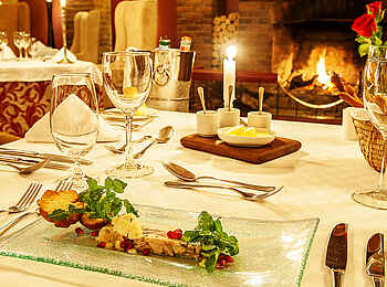 Arusha Coffee Lodge: Gedeckter Tisch