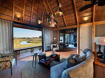 Camp Tawana: Blick aus dem Wohnzimmer Camp Tawana: Blick aus dem Wohnzimmer