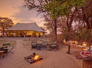 Chisa Busanga Camp: An der Boma