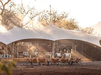 Desert Rhino Camp: Blick auf den Zentralbereich