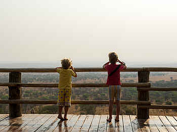 Kubu Kubu Tented Camp: Blick von der Plattform aus