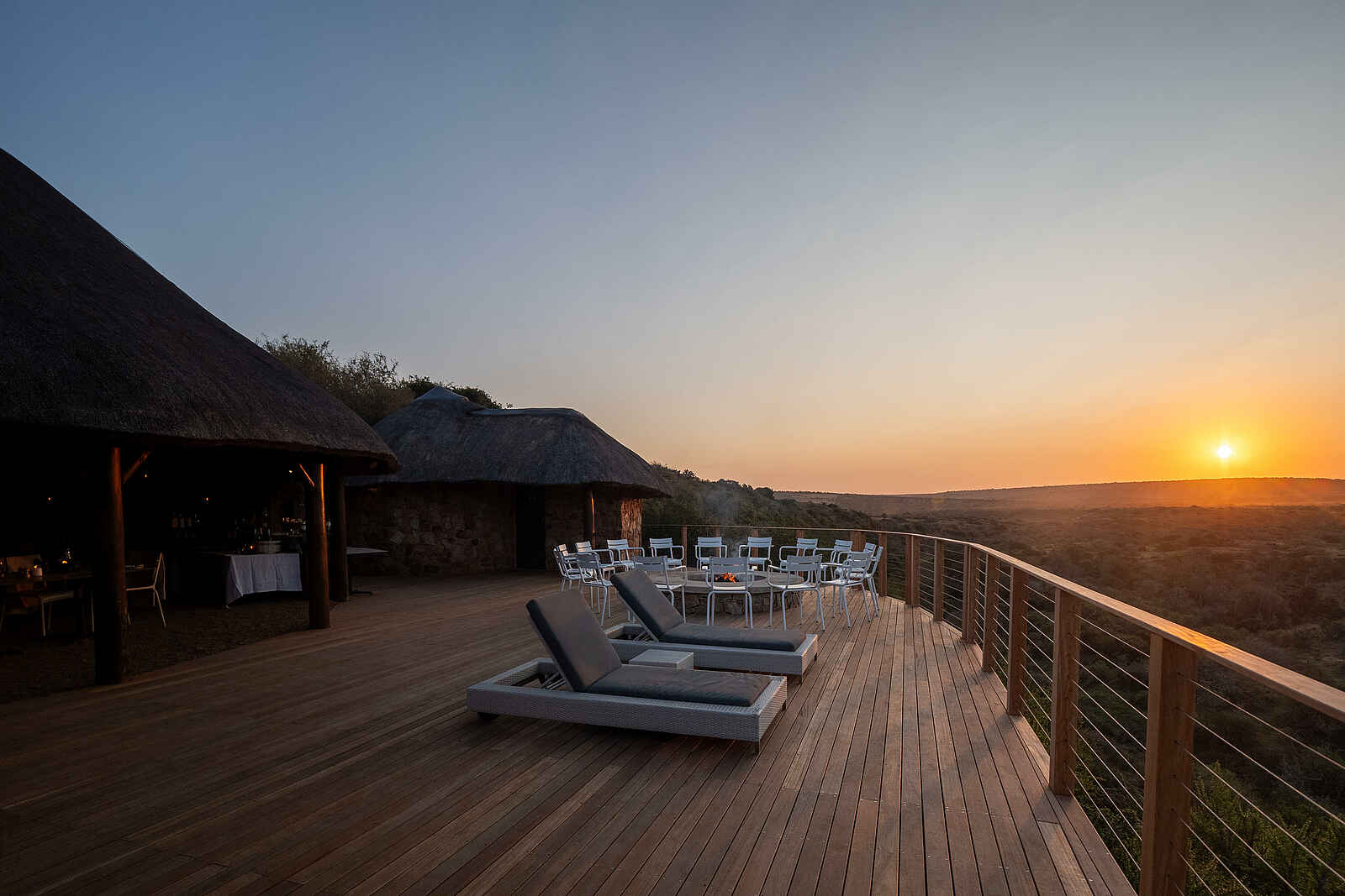 Riverdene Family Lodge: Terrasse Riverdene Family Lodge: Terrasse