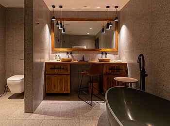 Salt of Akagera Lodge: Grand Suite Badezimmer