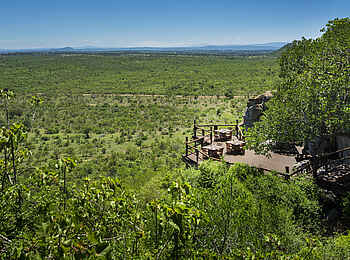 Ulusaba Rock Lodge: Aussichtsdeck