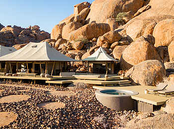 Wolwedans Boulders Camp: Steingarten