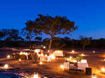 Inyati Game Lodge: Bushdinner