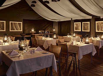 Sanctuary Ngorongoro Crater Camp: Speisesaal