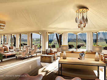 Wilderness Mara Camp: Lounge
