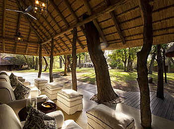 Dulini Lodge: Offene Lounge