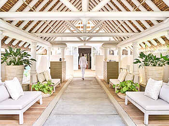 LUX Belle Mare: Eingang zum Spa LUX Belle Mare: Eingang zum Spa
