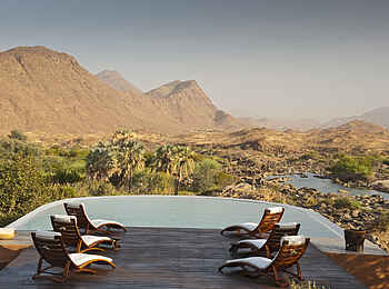 Okahirongo River Camp: Infinity Pool Okahirongo River Camp: Infinity Pool