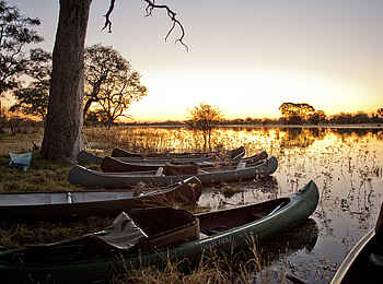 Selinda Canoe Trail: Anlegestelle