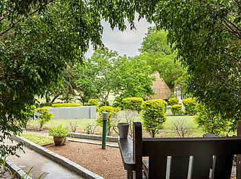 Thamalakane River Lodge: Ausblick von der Veranda