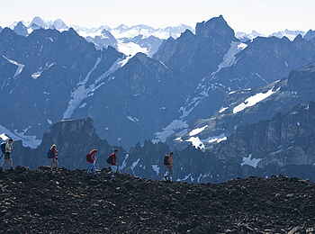Tweedsmuir Park Lodge: Ausblick bei den Wanderungen