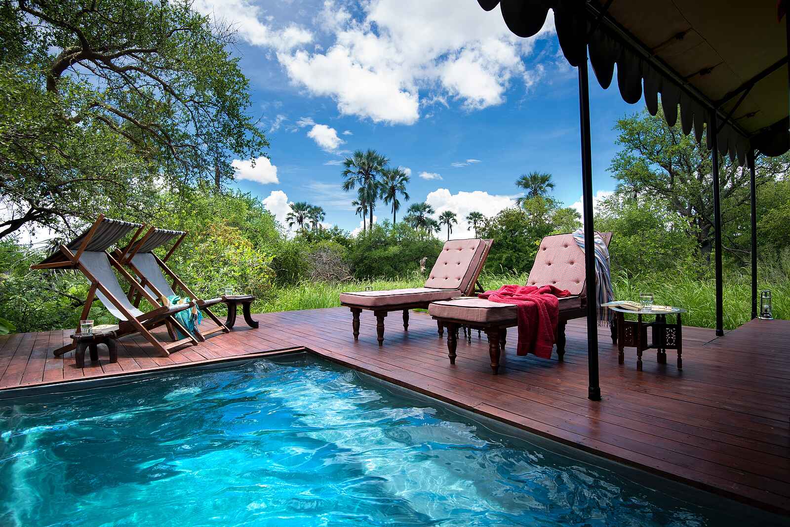 Jack's Camp: Privates Pooldeck Jack's Camp: Privates Pooldeck