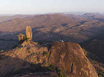 Ol Malo: Einsamer Hubschrauberlandeplatz